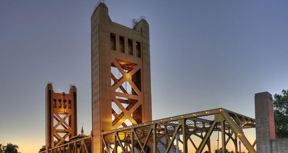 Sacramento bridge.