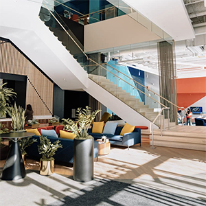 lobby of building at ucity philadelphia
