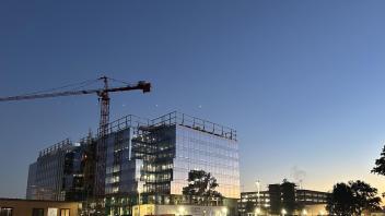 Landscape photo of a sky and building