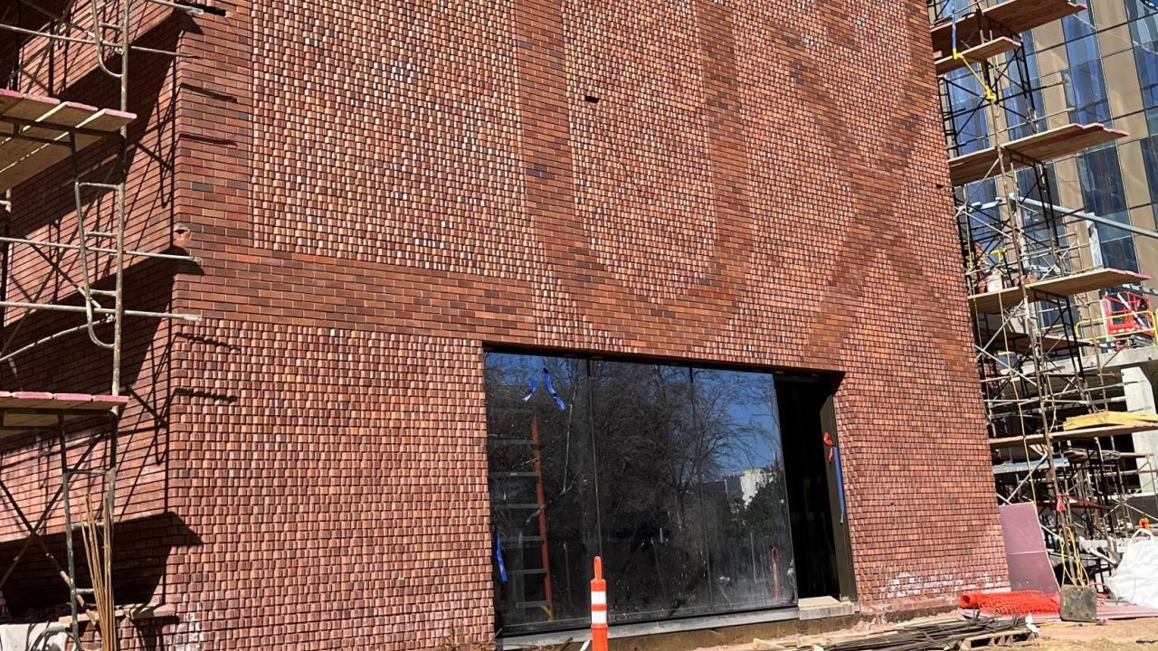 Photo of a brick building