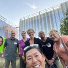 Group photo on a walking tour