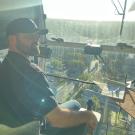 man in tower crane
