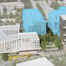 Architect's rendering of Aggie Square