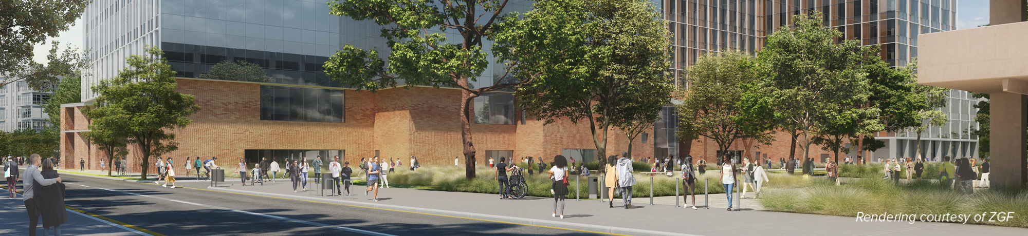 rendering of uc davis aggie square