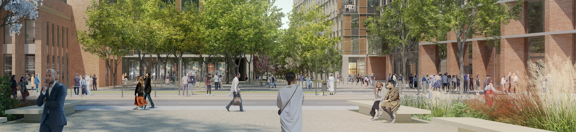 rendering of uc davis aggie square