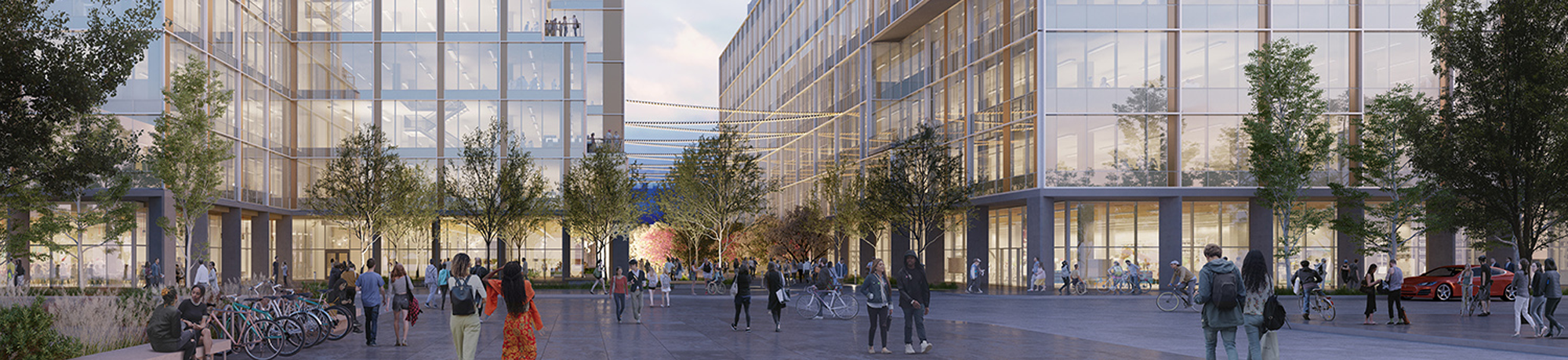 Rendering of UC Davis' Aggie Square. 
